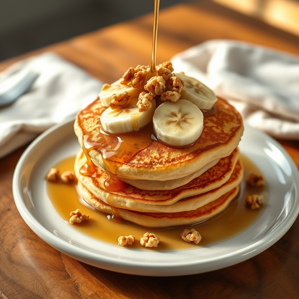 Fluffige Bananen-Pancakes