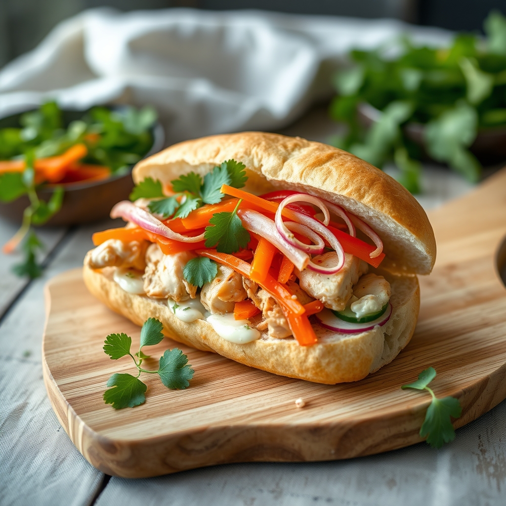Banh Mi mit Hähnchen