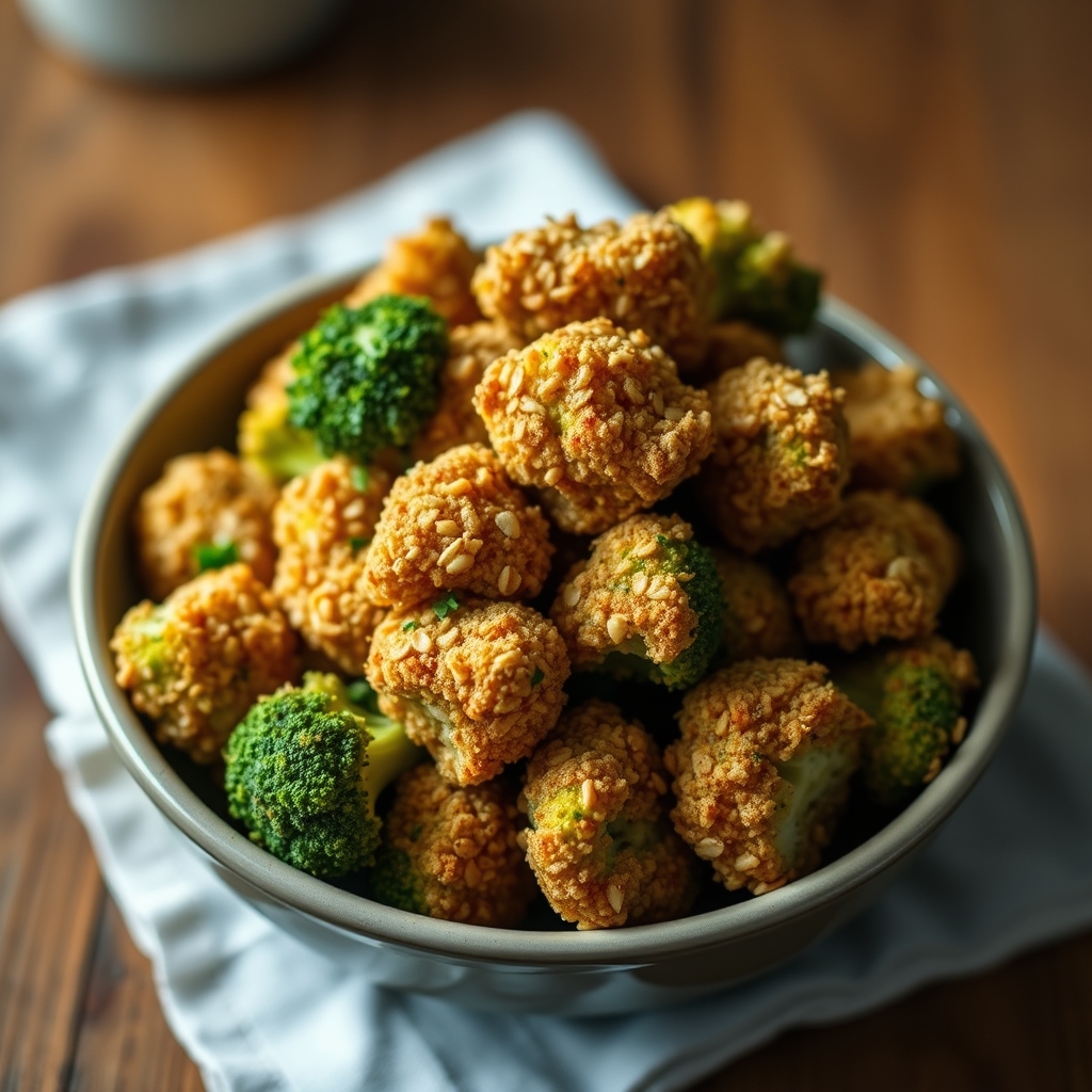 Brokkoli-Käse-Nuggets aus dem Ofen