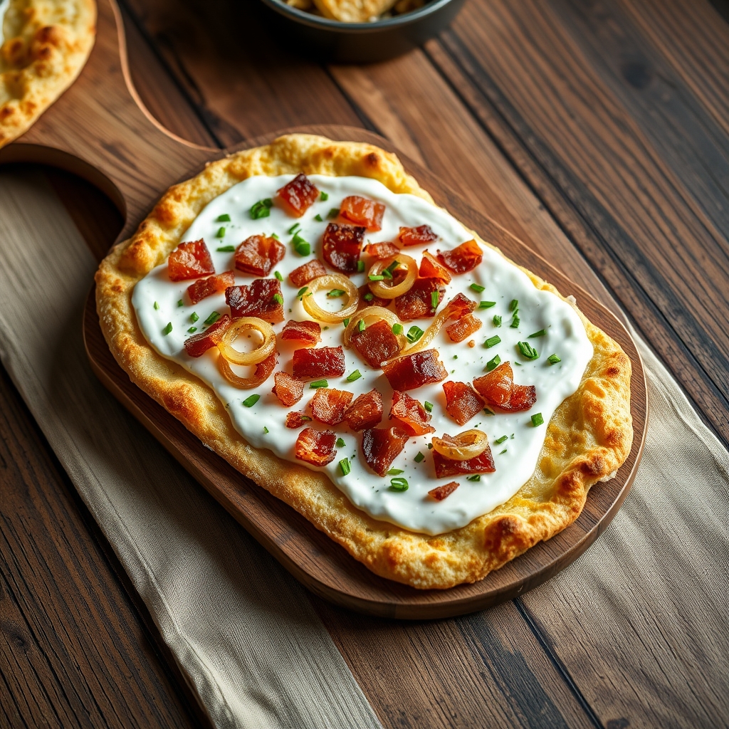 Elsässer Flammkuchen