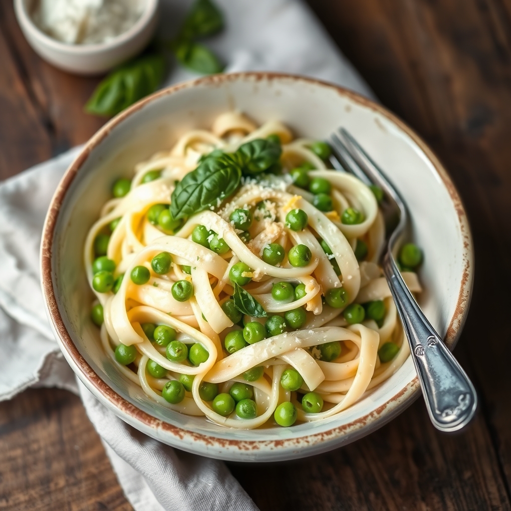 Lemon Pea Pasta