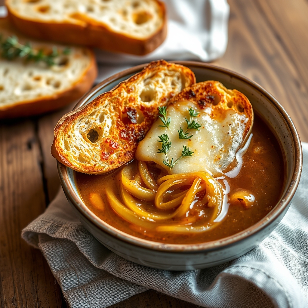Französische Zwiebelsuppe