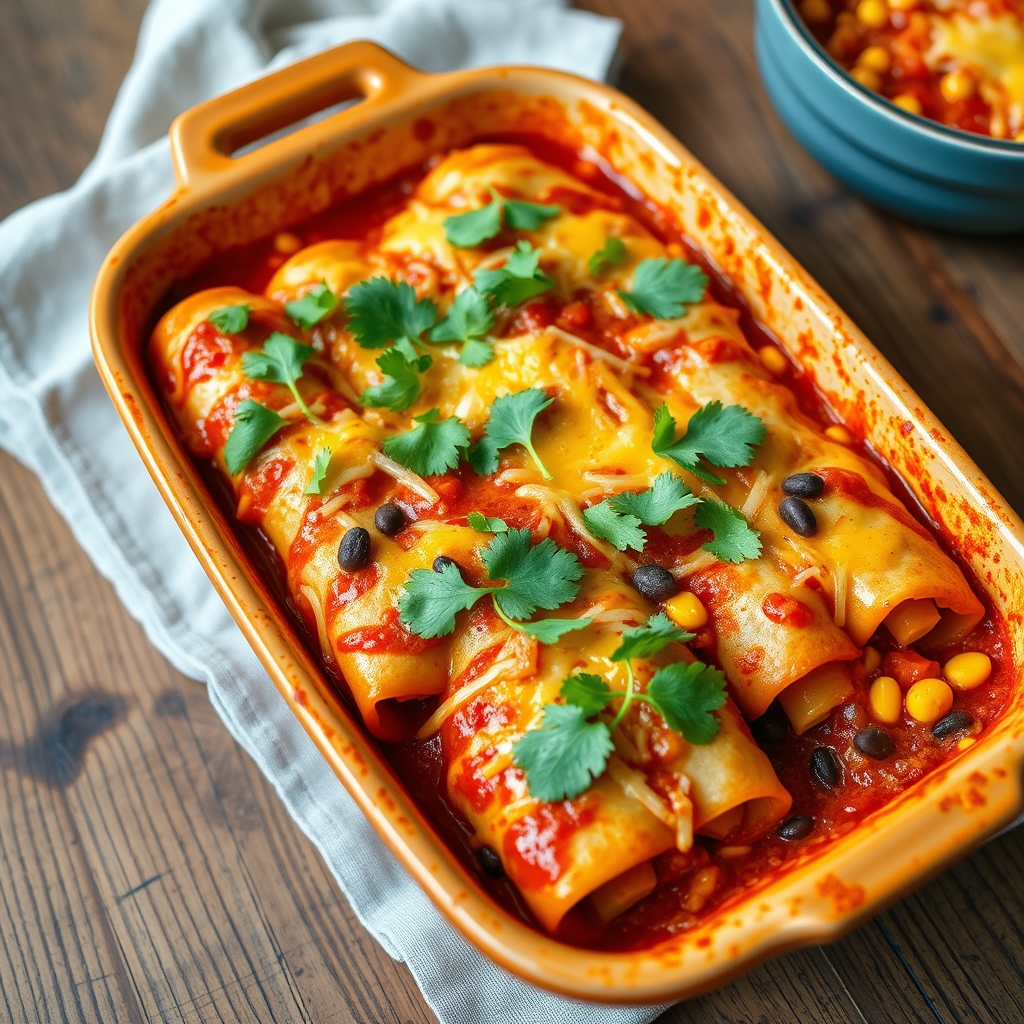 Gemüse-Enchiladas
