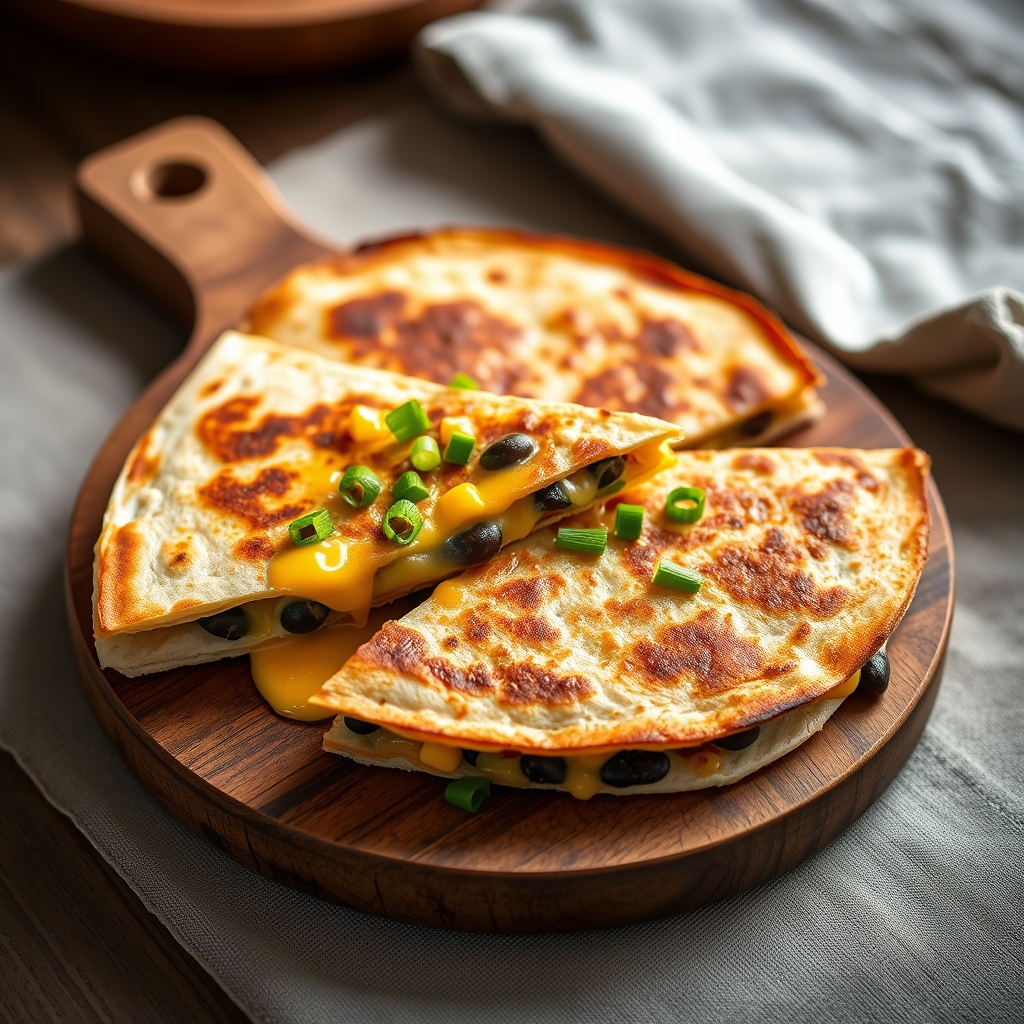 Käse-Bohnen-Quesadillas