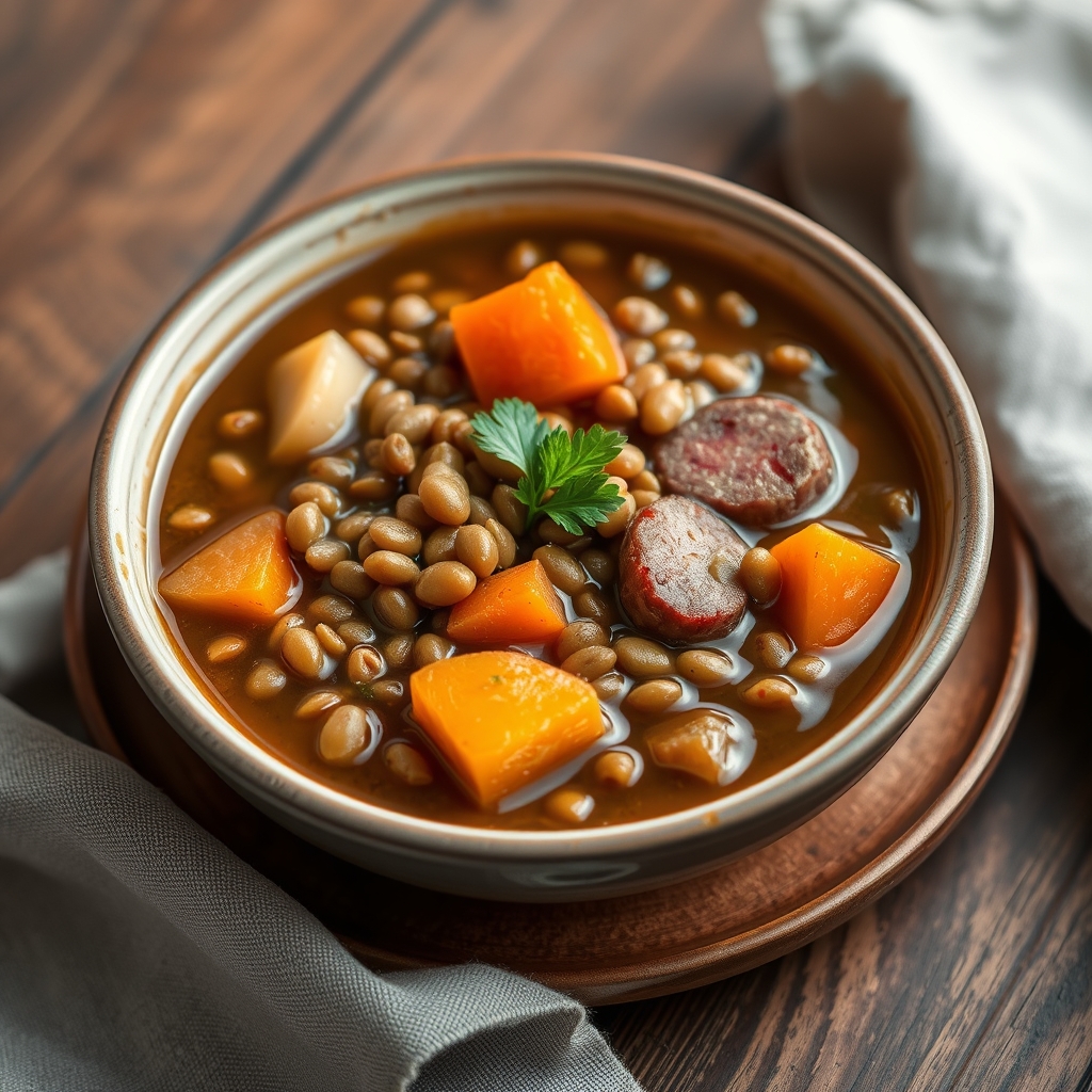Grandma-Style Lentil Stew
