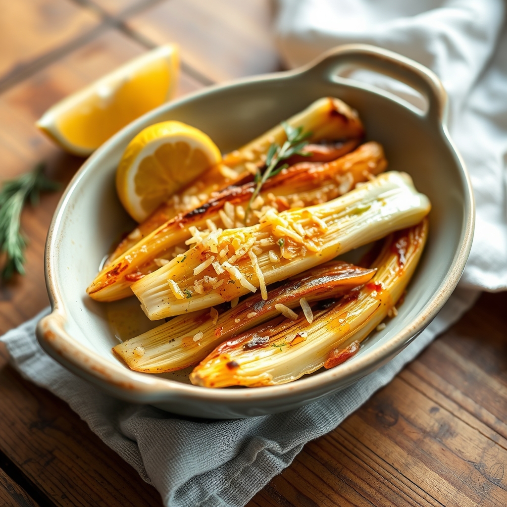 Ofen-Fenchel mit Parmesan