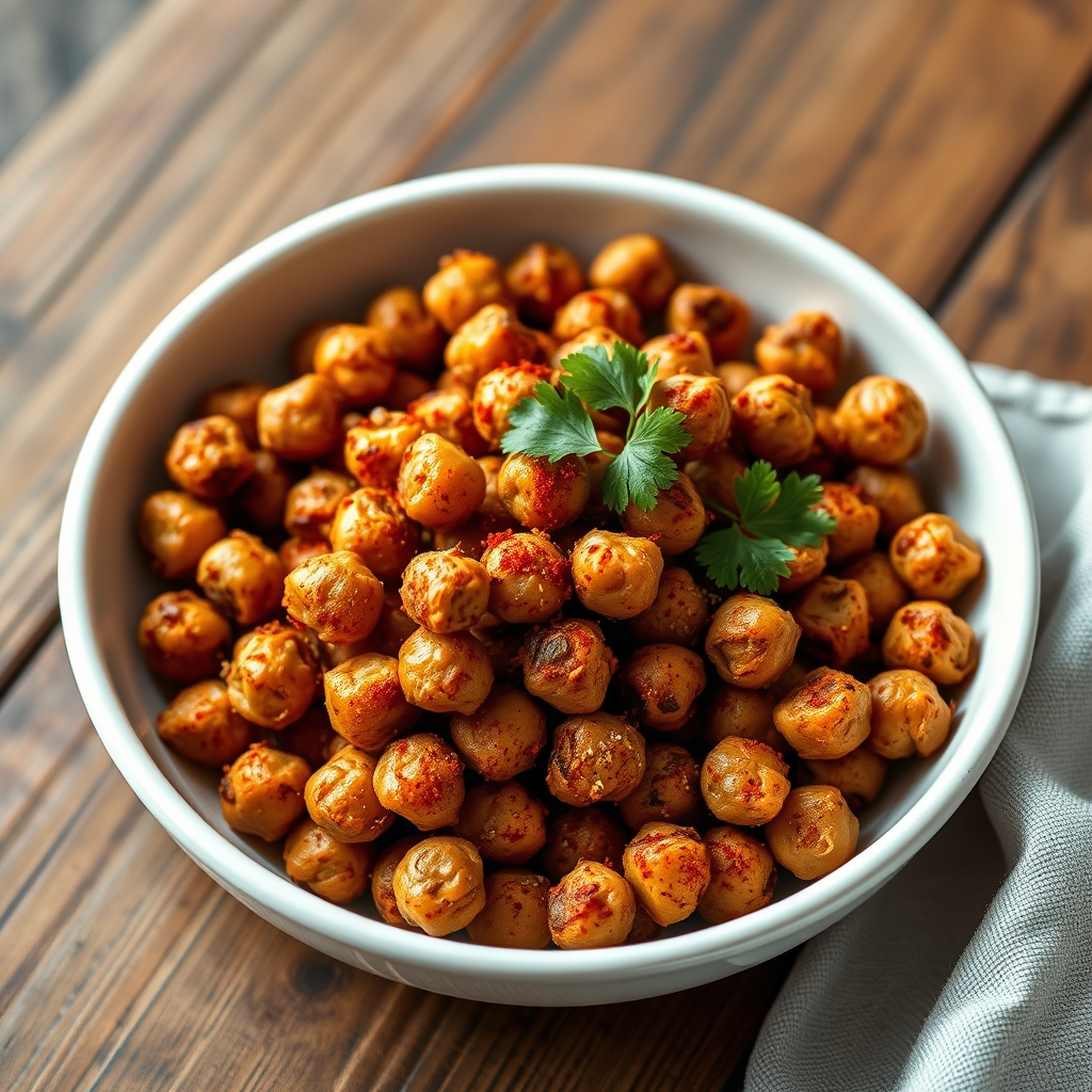 Crispy Roasted Chickpeas