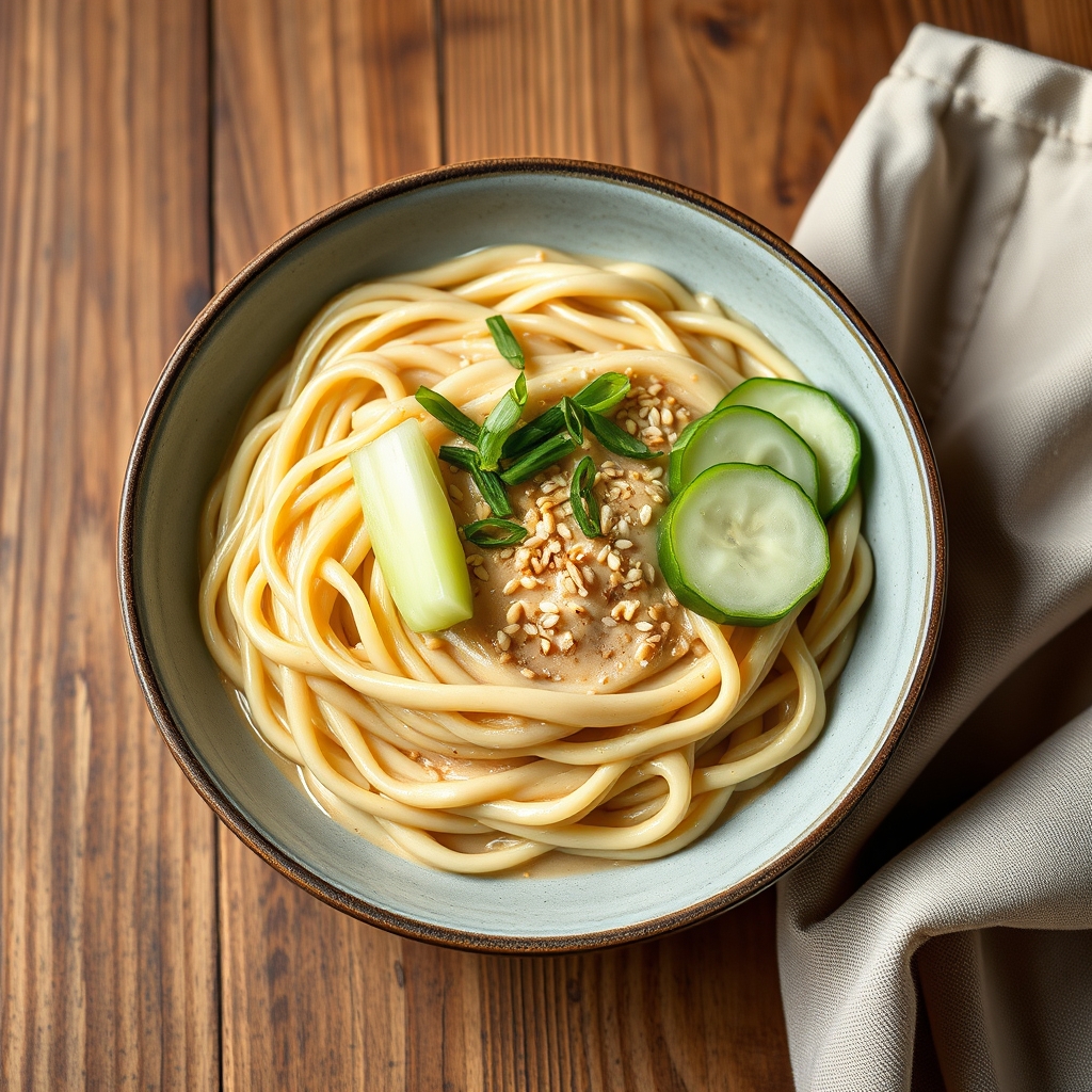 Cold Sesame Noodles with Cucumber