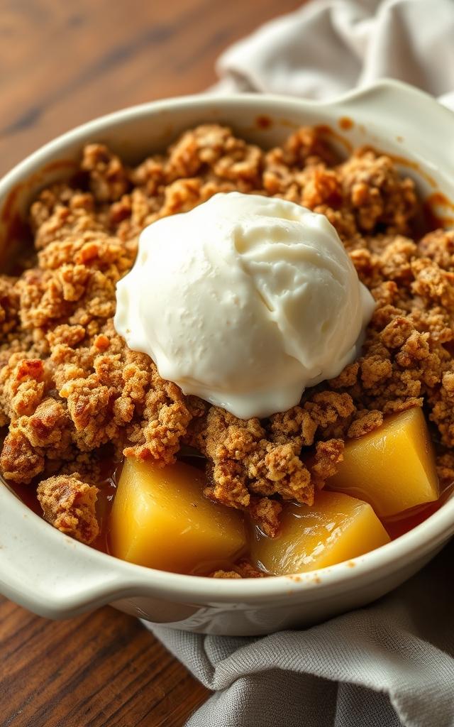 Apfel-Crumble
