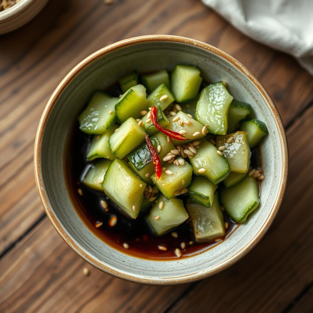 Asiatischer Gurkensalat