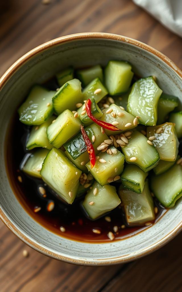 Asiatischer Gurkensalat