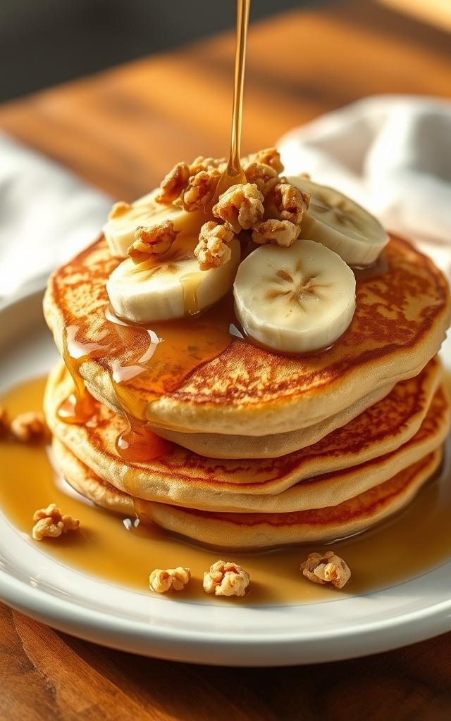 Fluffige Bananen-Pancakes