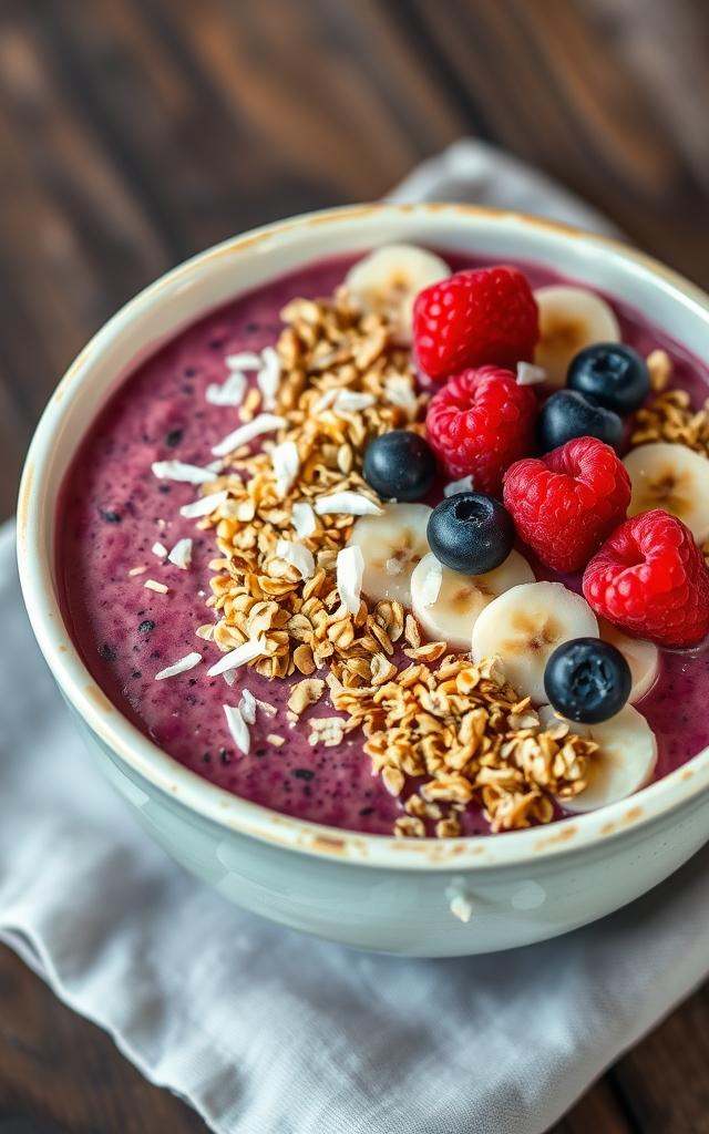 Beeren-Smoothie-Bowl