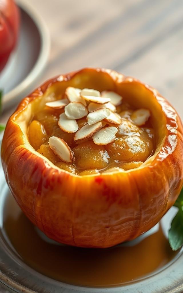 Baked Apples with Almonds