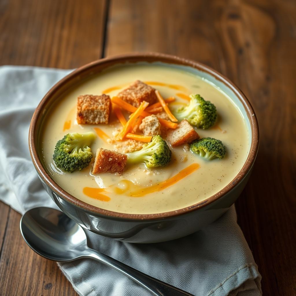 Brokkoli-Cheddar-Suppe