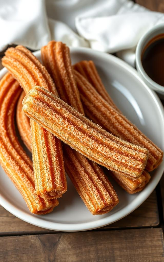Churros mit Schokosauce