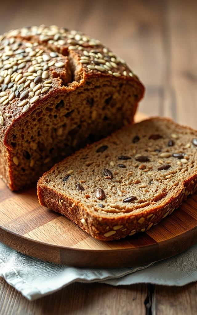 Dinkel-Vollkornbrot mit Saaten