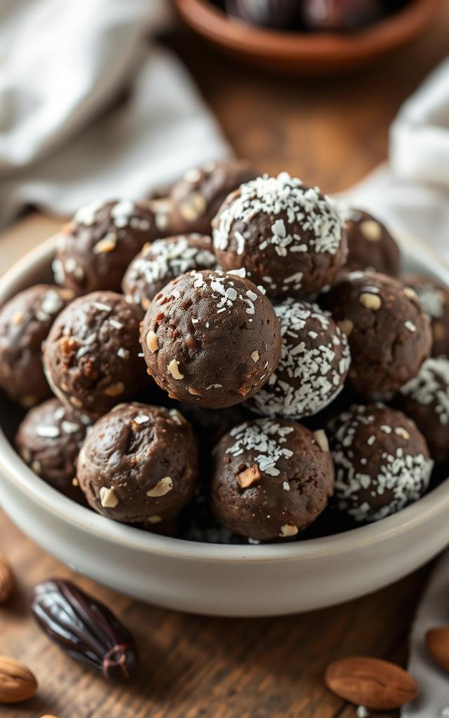 Date and Cocoa Energy Balls