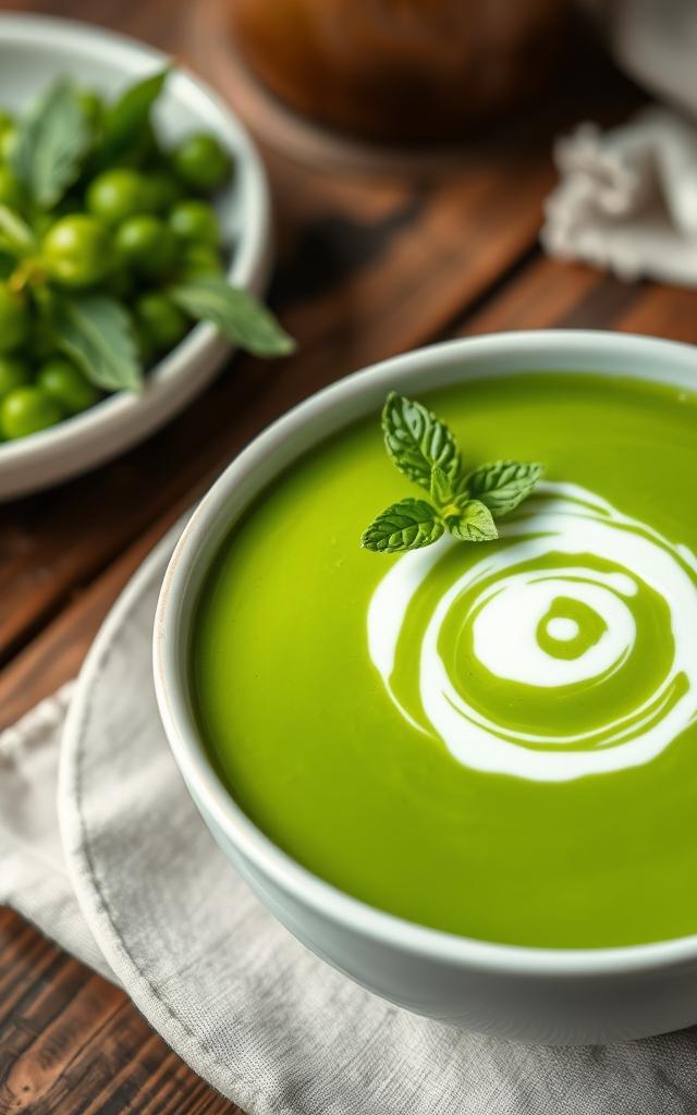Pea and Mint Soup