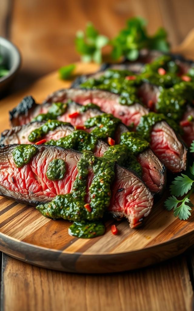 Flank Steak mit Chimichurri