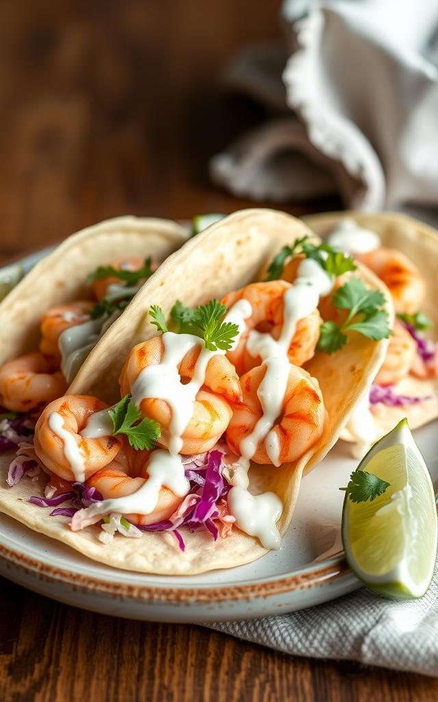 Lime Shrimp Tacos