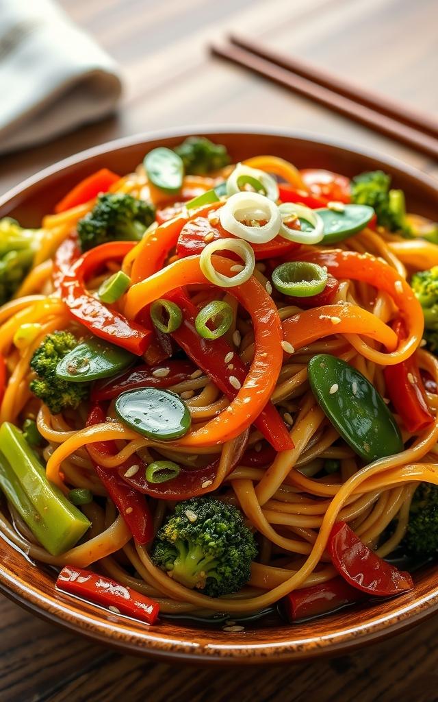 Stir-Fried Noodles with Vegetables
