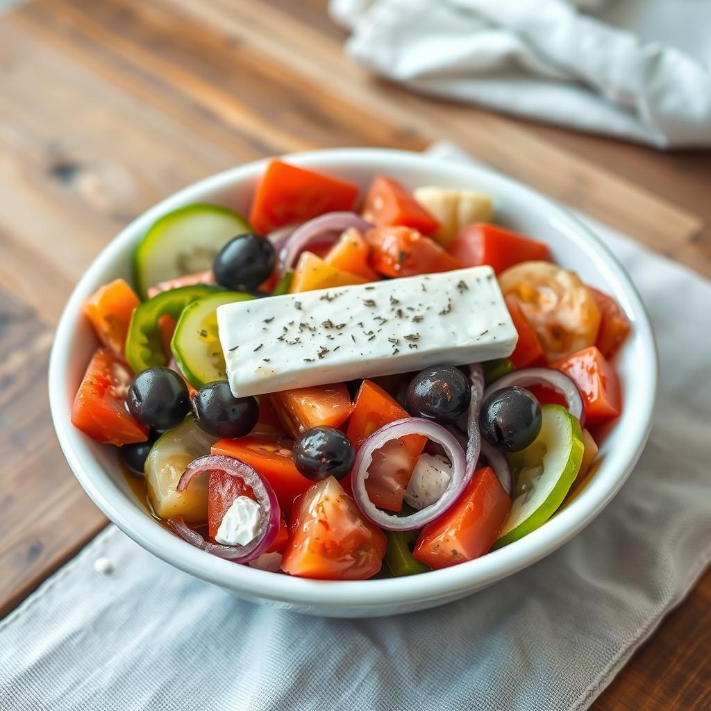 Greek Village Salad (Horiatiki)
