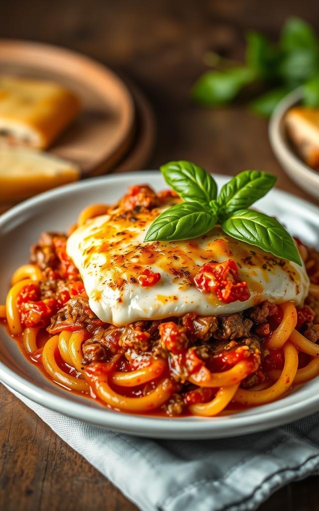 Ground Beef Pasta Bake
