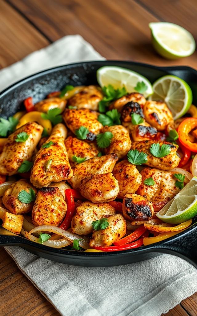 Hähnchen-Fajita-Pfanne