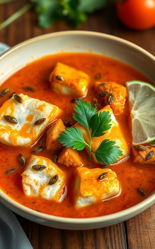 Indisches Fisch-Curry
