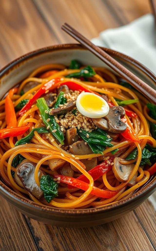 Korean Glass Noodle Stir-Fry