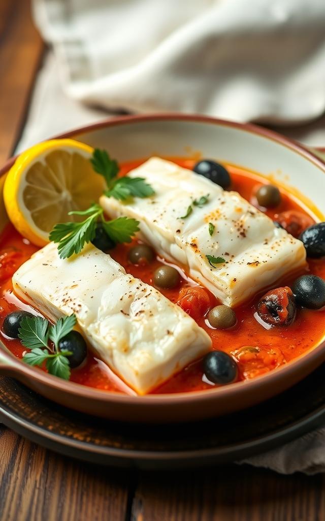 Mediterranean Braised Cod