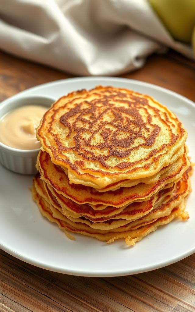 Kartoffelpuffer mit Apfelmus