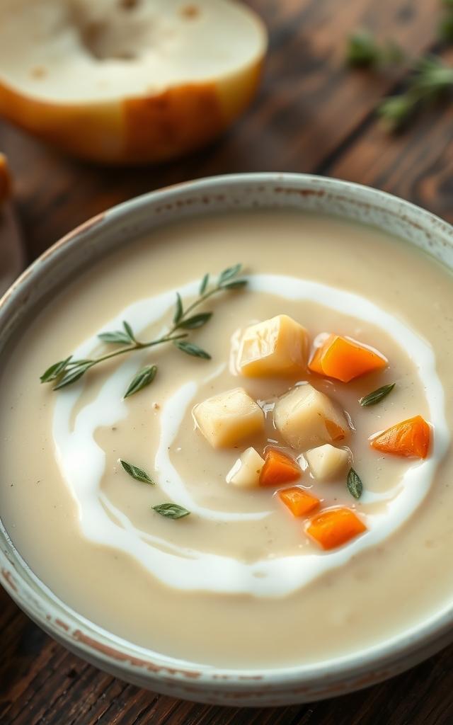 Creamy German Potato Soup