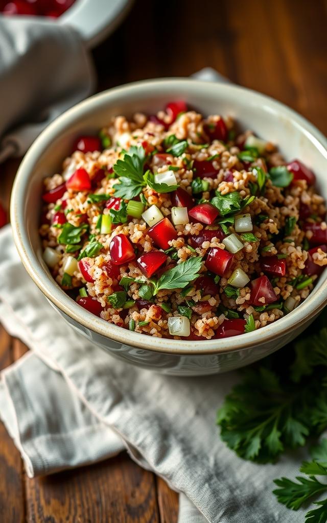 Kisir – türkischer Bulgursalat