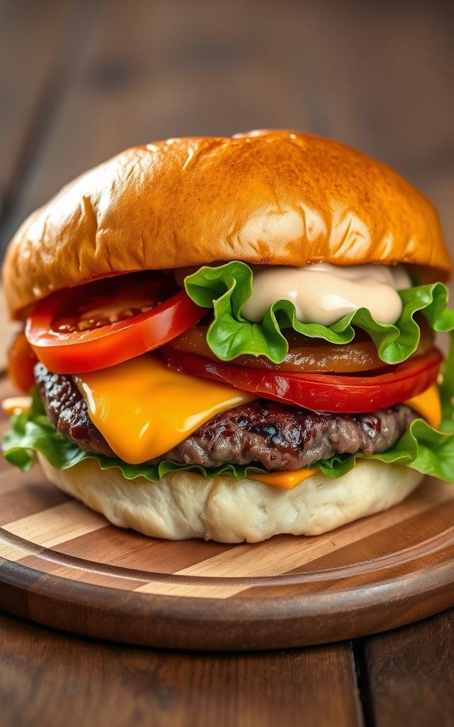 Klassischer Beef Burger