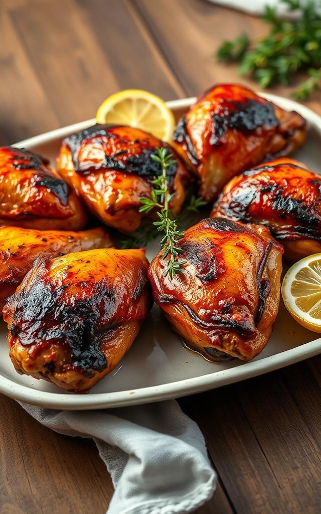 Crispy Baked Chicken Thighs