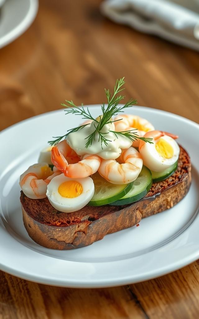 Nordisches Krabbenbrot