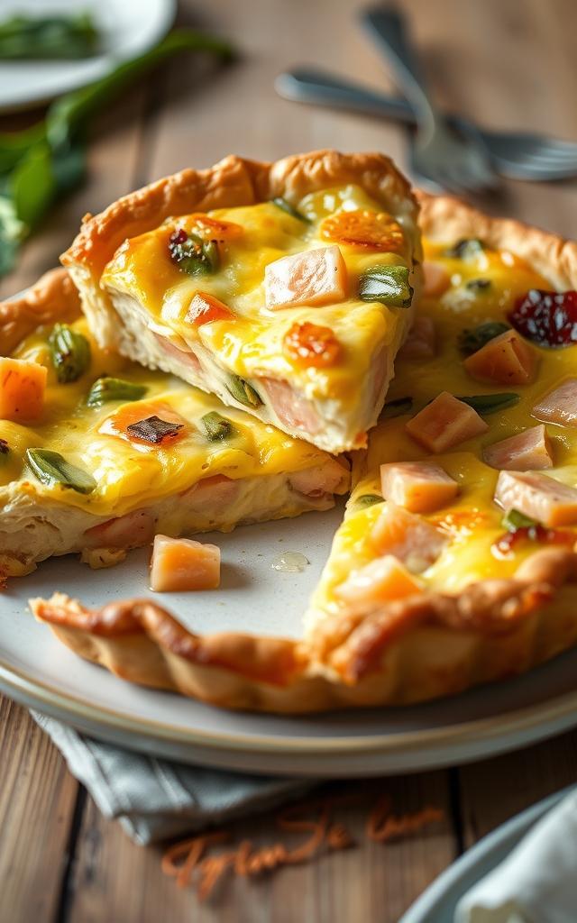 Salmon and Leek Quiche
