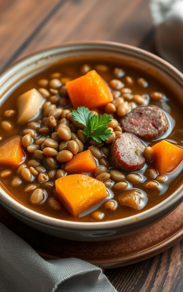 Grandma-Style Lentil Stew