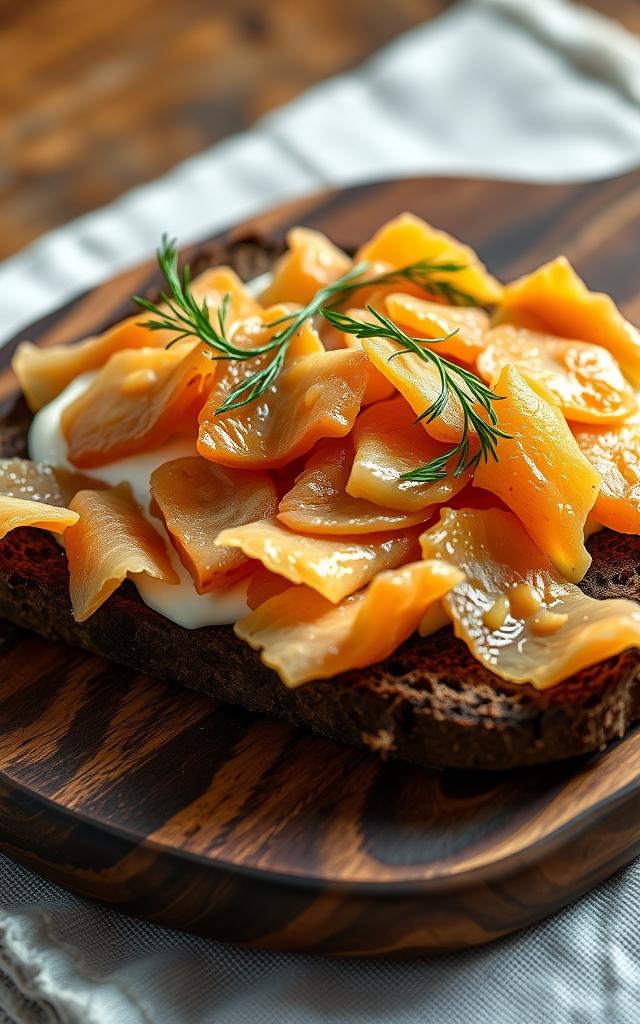 Makrelen-Meerrettich-Brot
