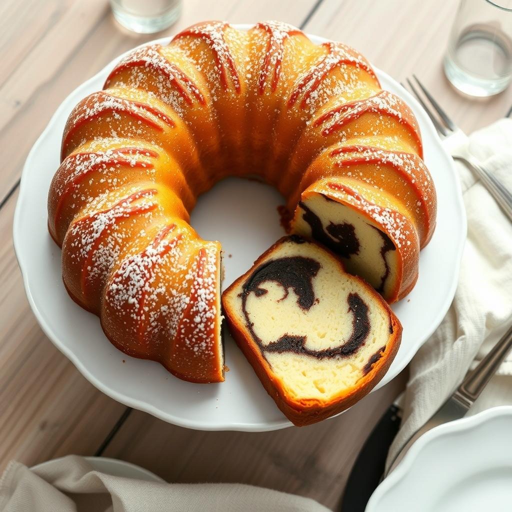 Moist German Marble Cake