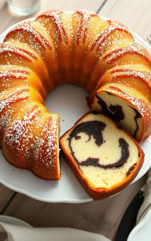 Moist German Marble Cake