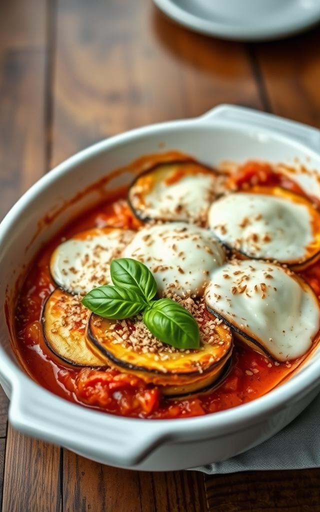 Eggplant Parmigiana Bake
