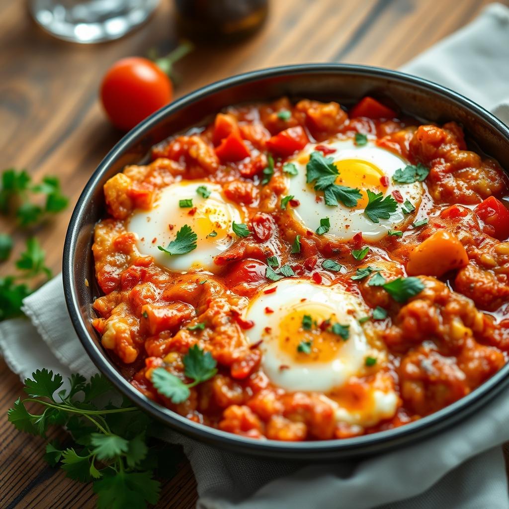 Menemen – Turkish Scrambled Eggs with Tomatoes