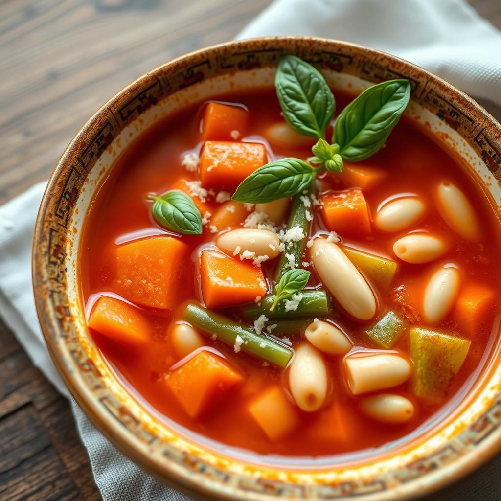 Italian Minestrone with White Beans