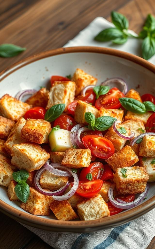 Tuscan Panzanella Bread Salad
