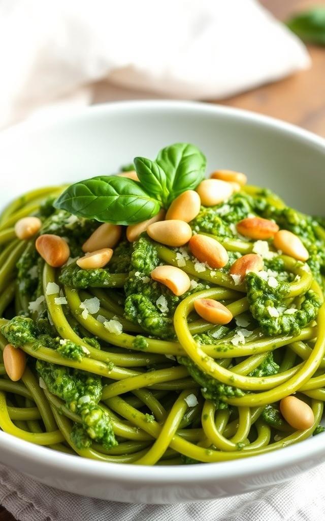 Pasta mit Pesto Genovese
