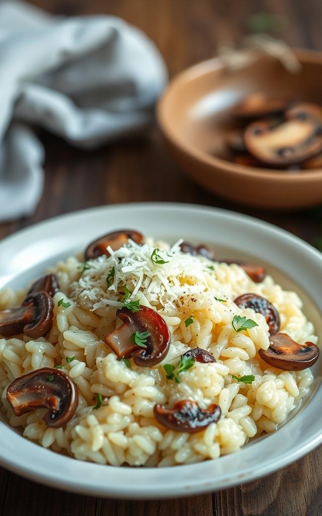 Creamy Mushroom Risotto