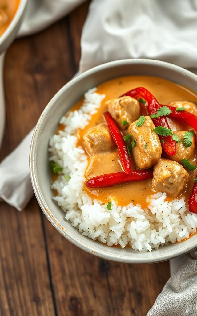 Turkey Strips in Paprika Cream Sauce